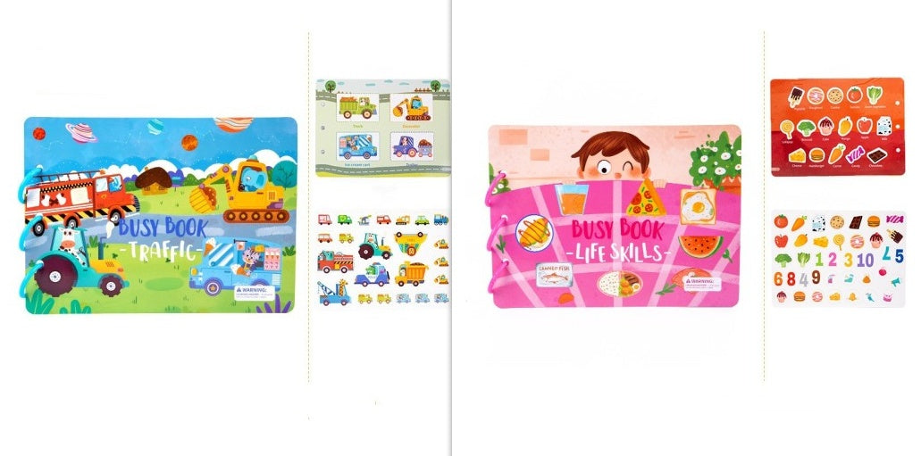 Stick & Learn Busy Book for Toddlers