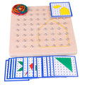 Match, Learn & Grow Wooden Puzzle Board