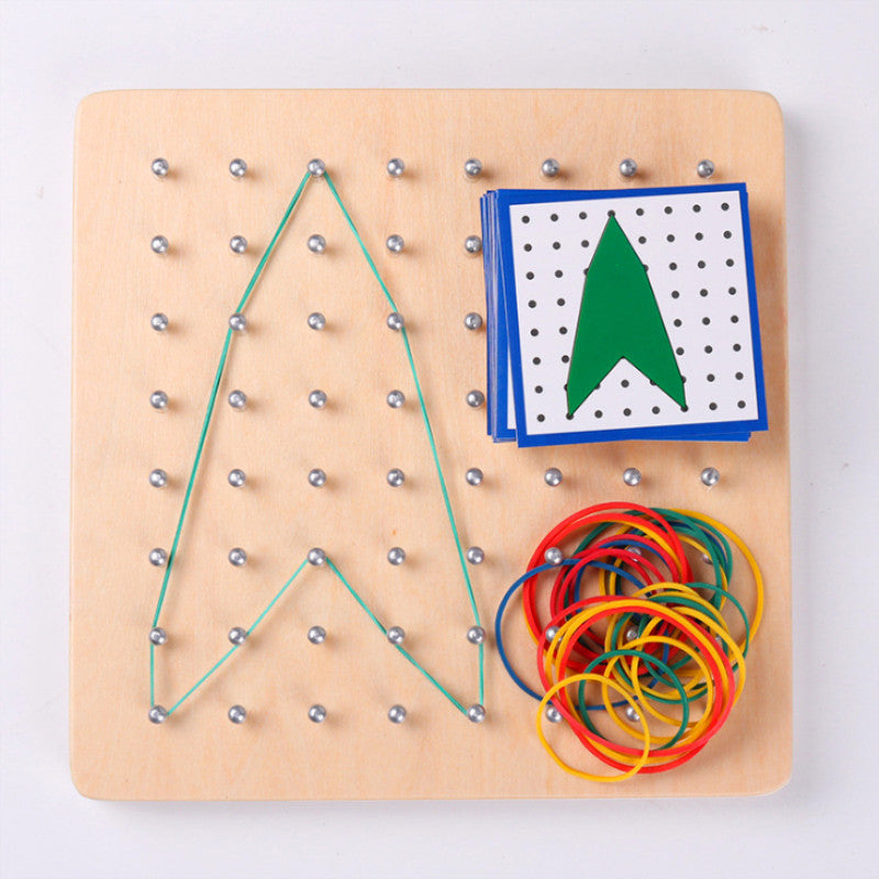 Match, Learn & Grow Wooden Puzzle Board