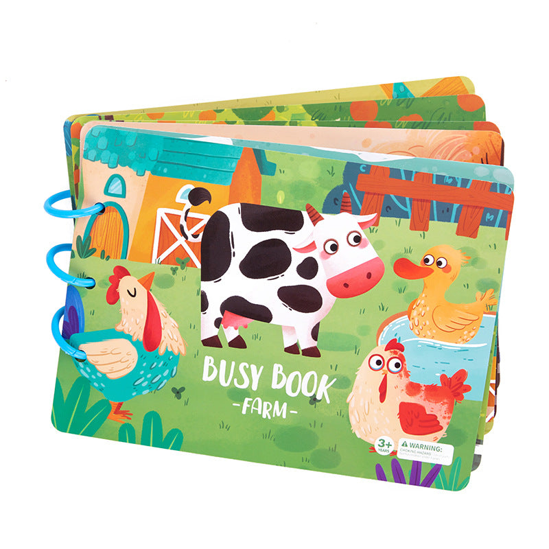 Stick & Learn Busy Book for Toddlers