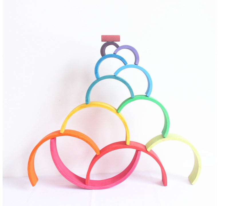 Rainbow Builder Creativity Learning Puzzle