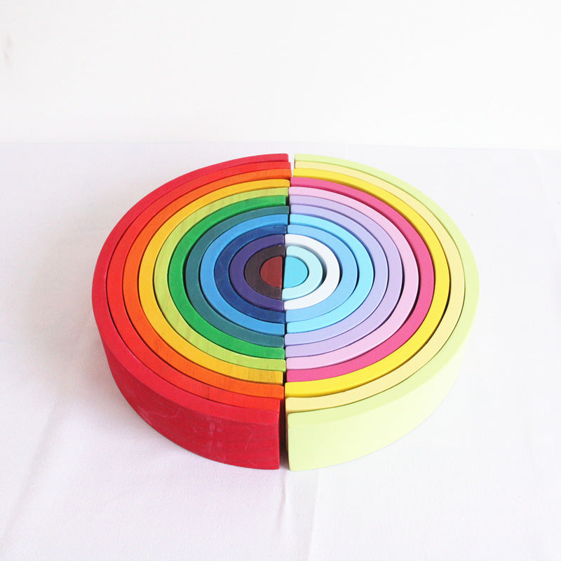 Rainbow Builder Creativity Learning Puzzle