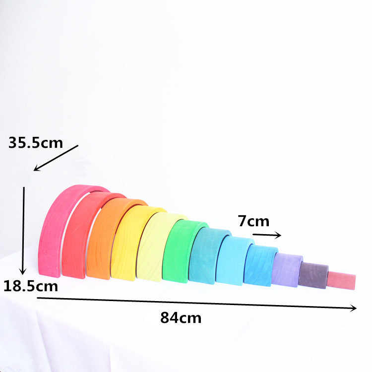 Rainbow Builder Creativity Learning Puzzle