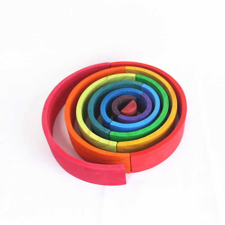 Rainbow Builder Creativity Learning Puzzle