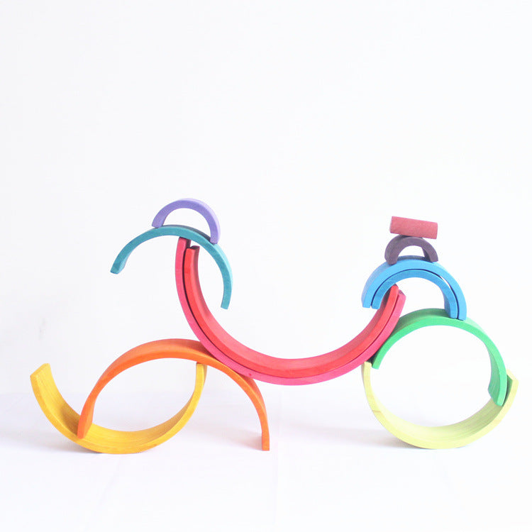 Rainbow Builder Creativity Learning Puzzle