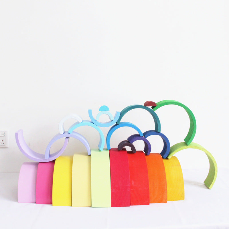 Rainbow Builder Creativity Learning Puzzle