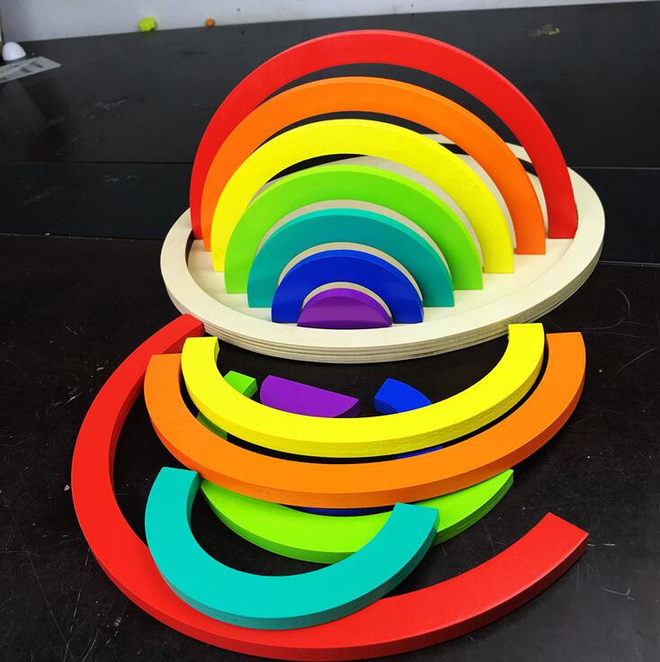Rainbow Builder Creativity Learning Puzzle