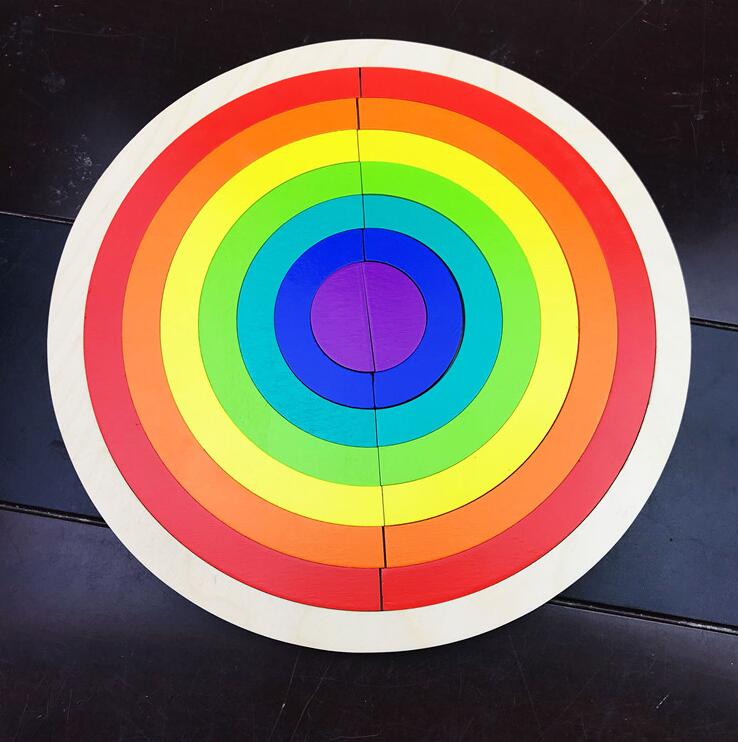 Rainbow Builder Creativity Learning Puzzle