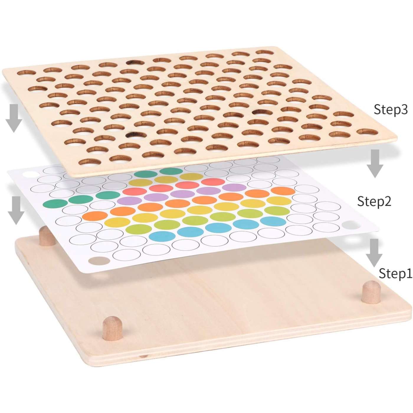 BrainBoost Peg Board for Early Learning
