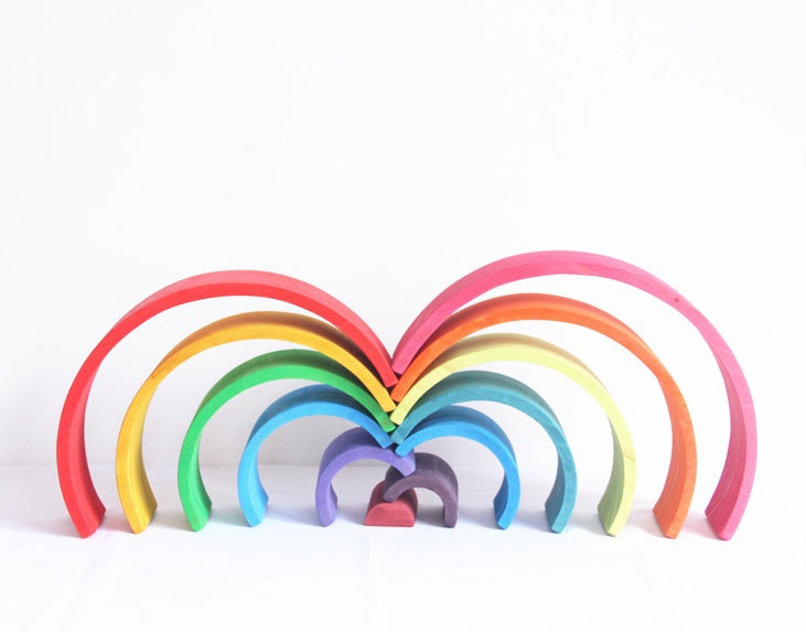 Rainbow Builder Creativity Learning Puzzle