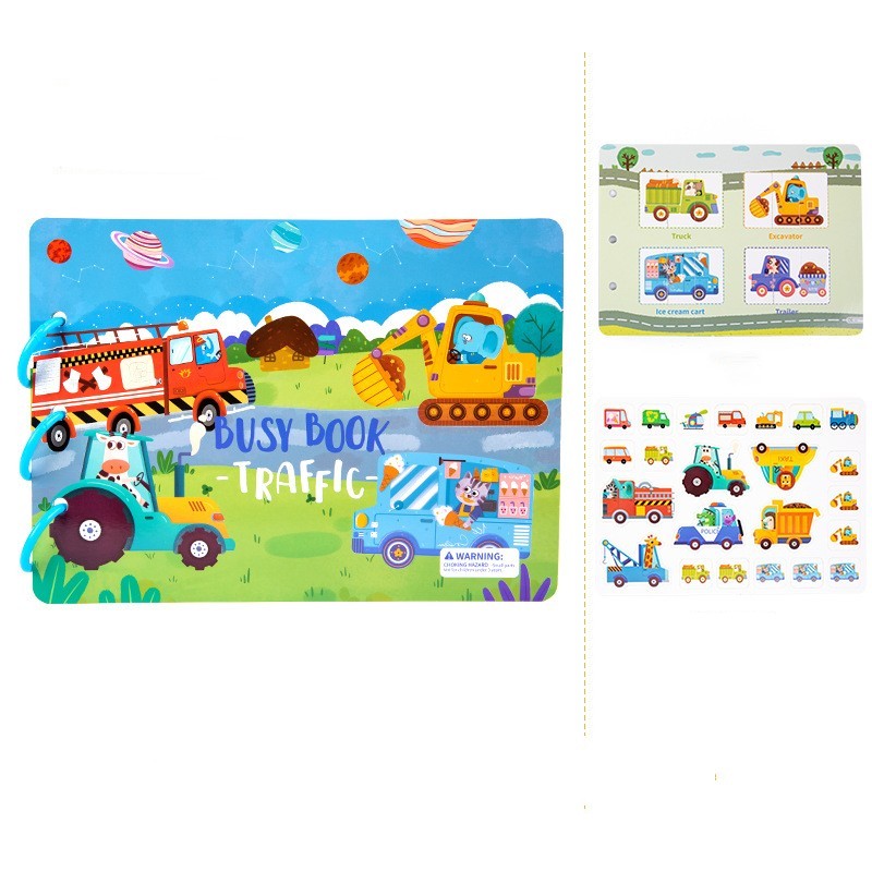 Stick & Learn Busy Book for Toddlers