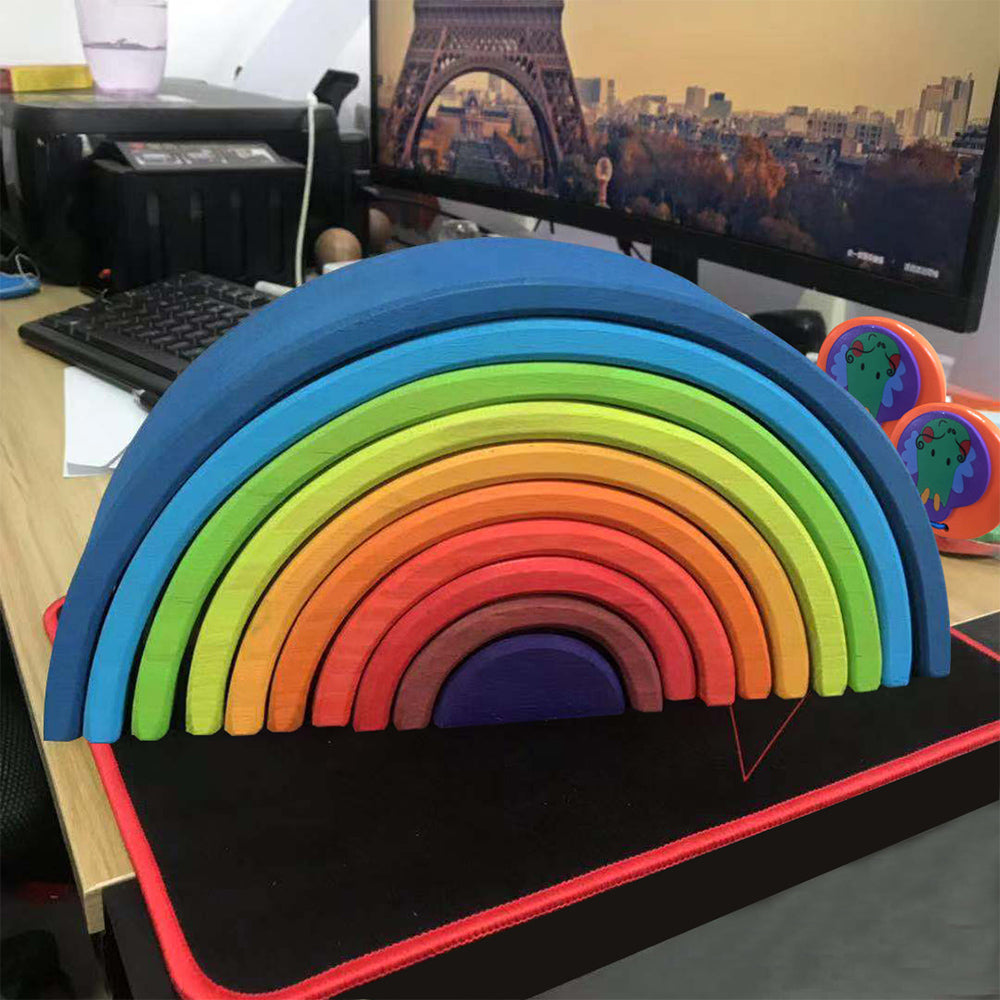 Rainbow Builder Creativity Learning Puzzle