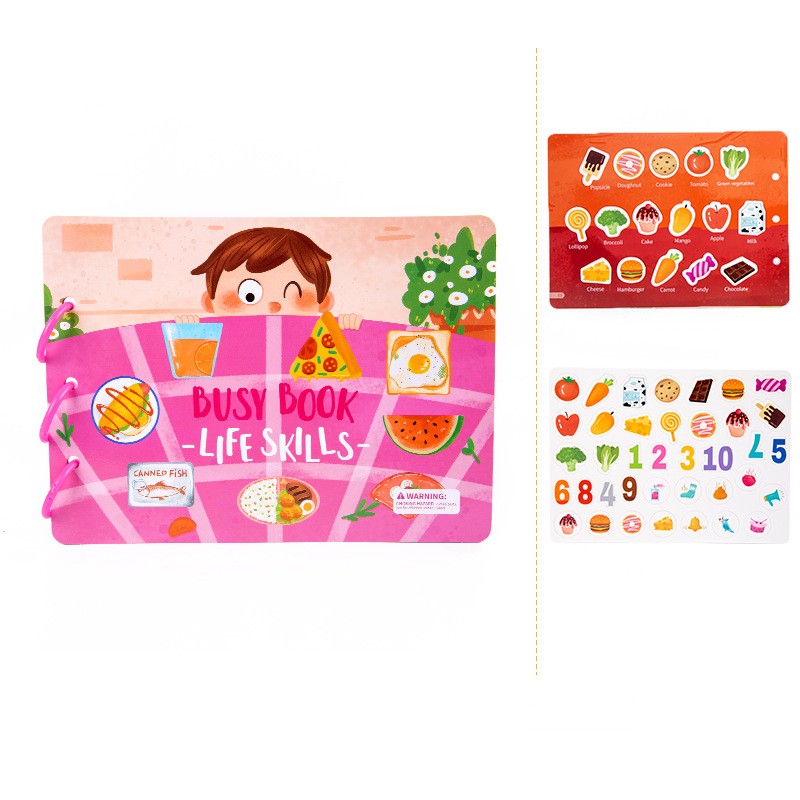 Stick & Learn Busy Book for Toddlers