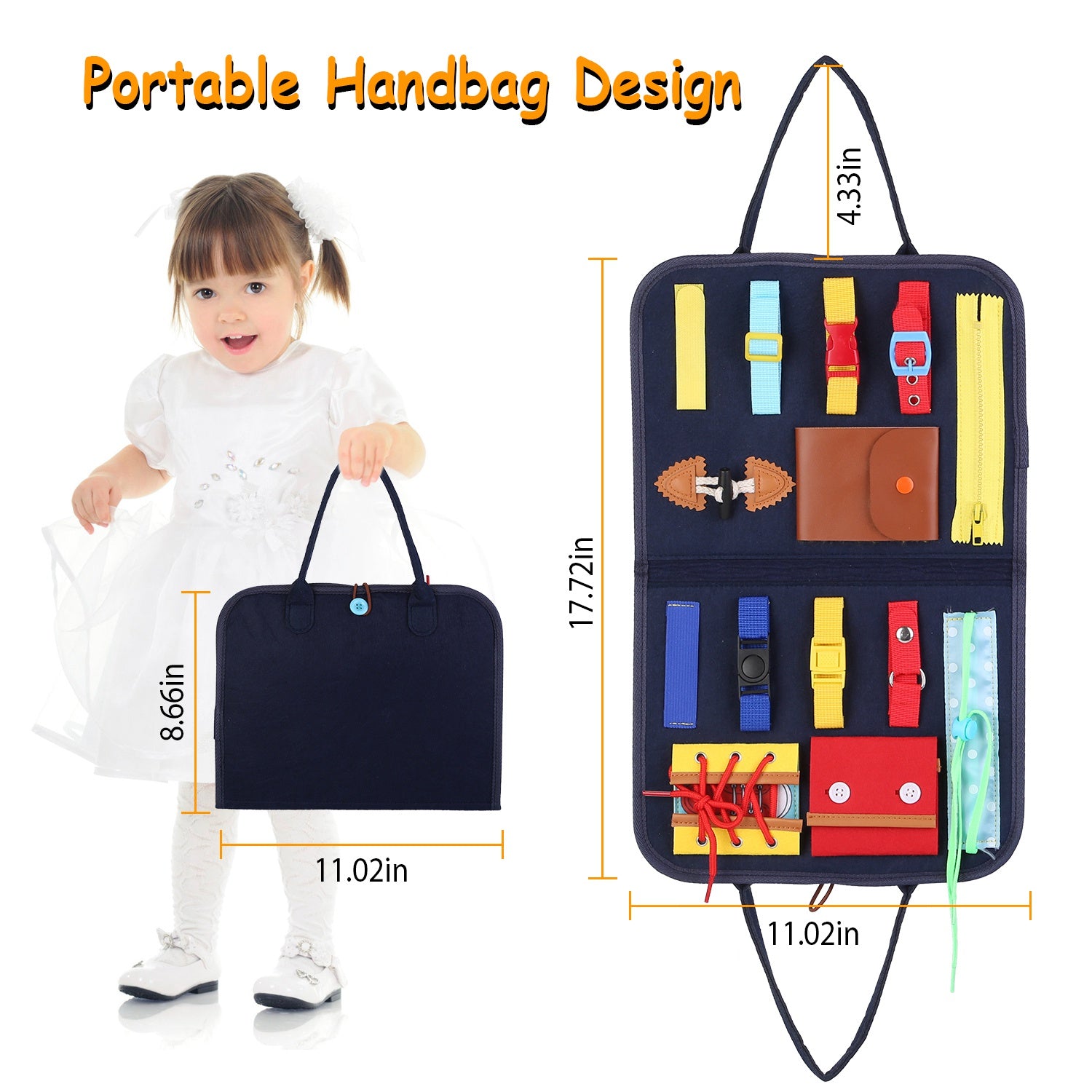 BrainBoost Sensory Busy Board for Little Learners
