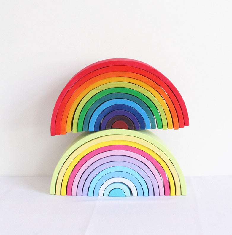 Rainbow Builder Creativity Learning Puzzle