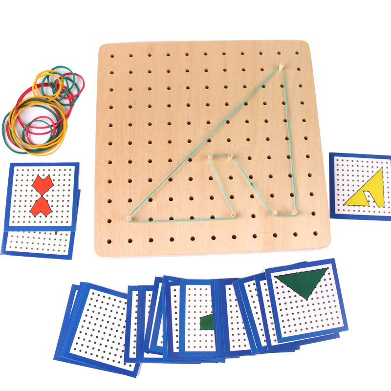 Match, Learn & Grow Wooden Puzzle Board