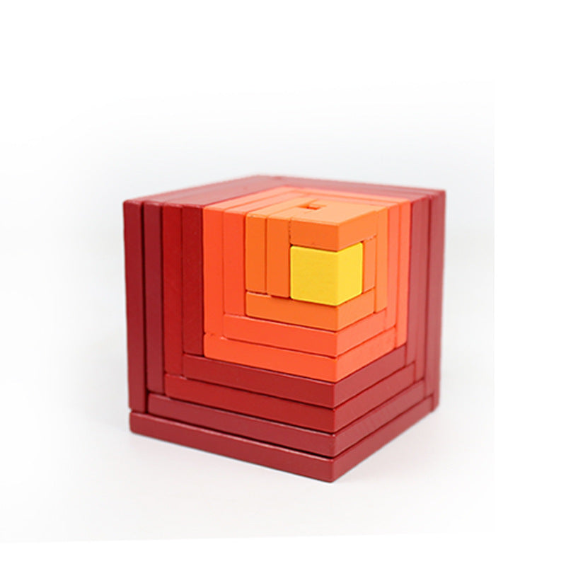 Rainbow Builder Creativity Learning Puzzle