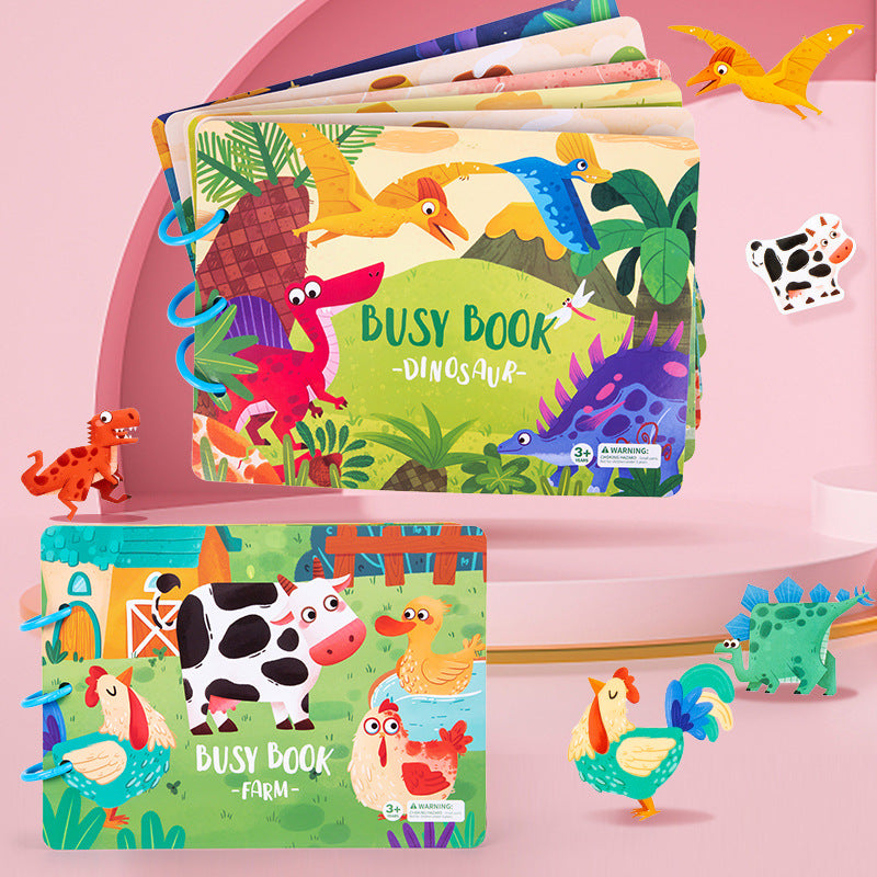 Stick & Learn Busy Book for Toddlers