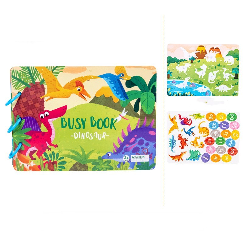 Stick & Learn Busy Book for Toddlers