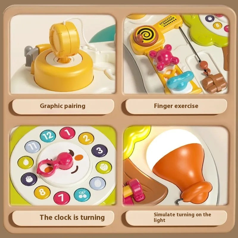 Montessori Busy Board for Curious Little Problem Solvers